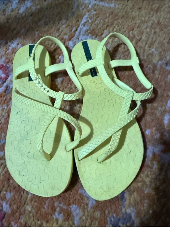 Ipanema Shoes - Ipanema Yellow Strappy Sandals